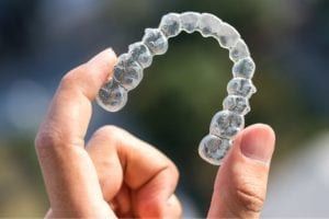 Invisalign in hand